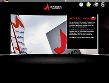 Tablet Screenshot of janssen1877.com